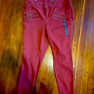 Brick red pair of Torrid skinny pants size 16 R.